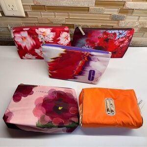 Clinique Vibrant Cosmetic Bag Set of 5